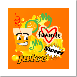 Valentine's day Sweet Juice favorite Posters and Art